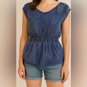 Rumors Blue Cami Top Minimalistcore Softcore Clean Girl Aesthetic Casual Sz‎ L